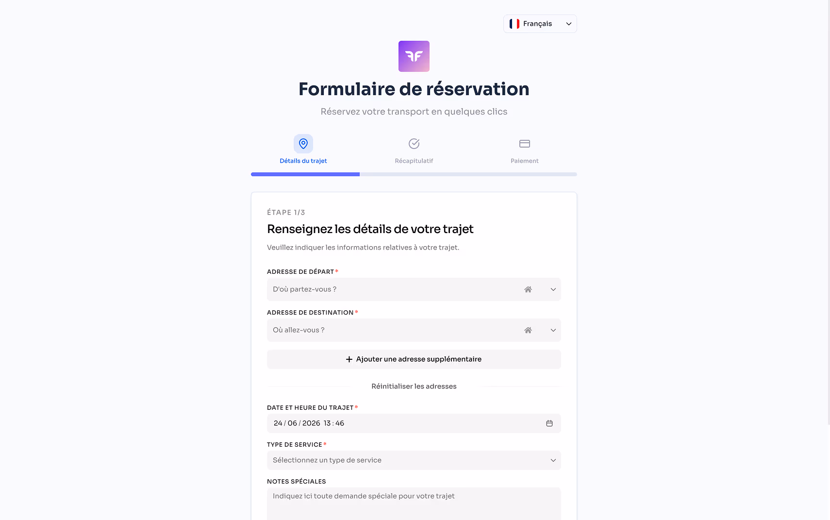 Illustration de Formulaire en 3 étapes au lieu d'une page interminable