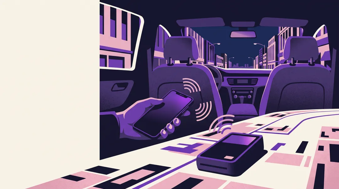 Illustration : Encaissement VTC et taxi : carte, NFC, espèces et facture
